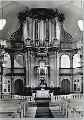 Kappeln Ev. Kirche nach Plänen von J. A. Richter erbaut