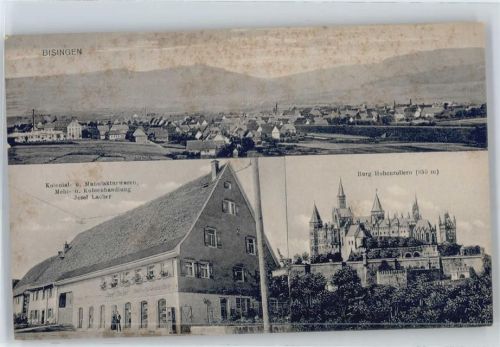 Bisingen Panorama Burg berg