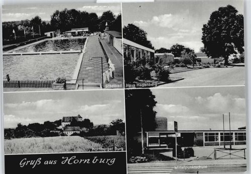 Hornburg Schwimmbad Schule Feld Burg