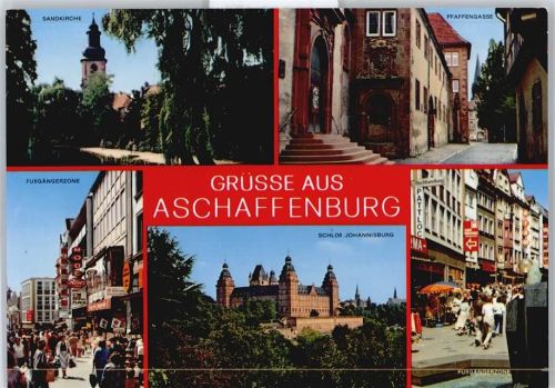 Aschaffenburg Pfaffengasse, Fußgängerzone