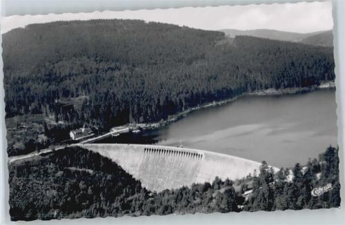 Forbach Fliegeraufnahme, Schwarzenbach-Talsperre