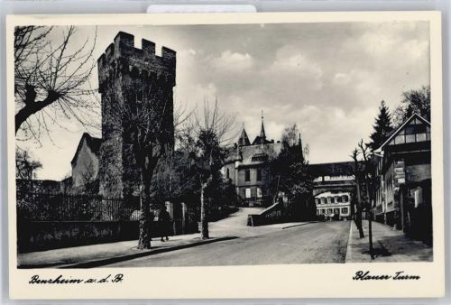 Bensheim Turm Straße Fußgänger
