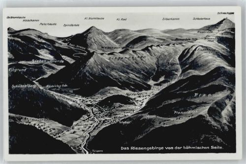 Schneekoppe , Vogelperspektive