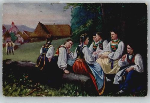 b.Vautier , Plauderstündchen Künstler