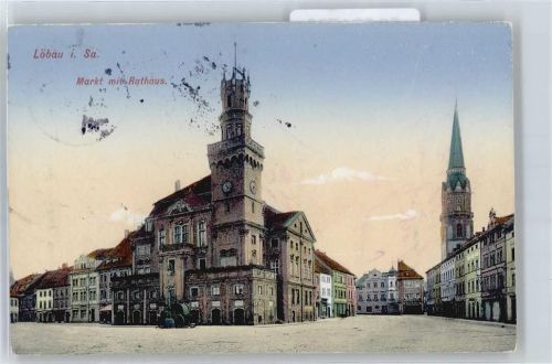 Löbau Markt Rathaus