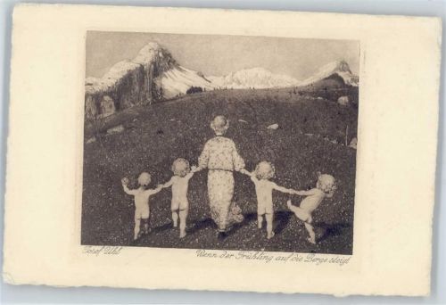 Josef Uhl , Wenn der Frühling auf die Berge steigt AKU1