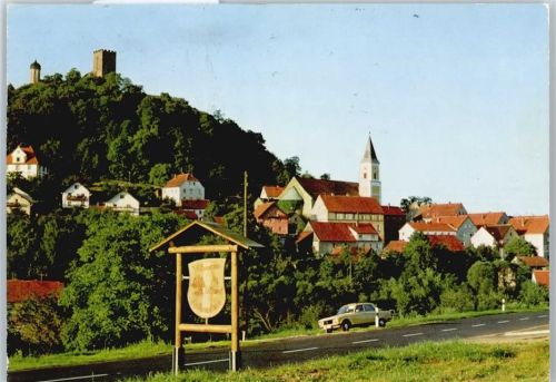 Falkenstein Straße Auto Berg Burg