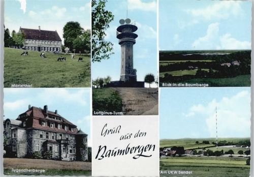 Beerlage Marienhof, Jugendherberge, . UKW Sender. Longinus-Turm
