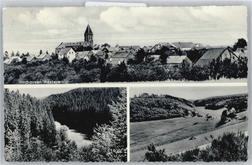 Horhausen Panorama Berg Kirche
