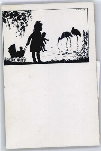 No.47 , Mädchen mit Puppenwagen