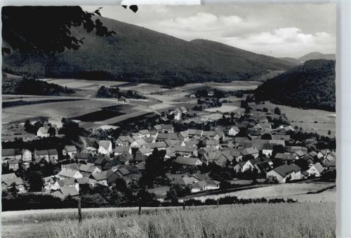 Gellershausen Pension Haus Waldeck Feld Zaun Berg Haus