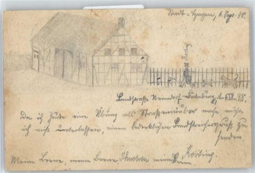 Stadthagen Gel. 06.09.1898, Zeichnung