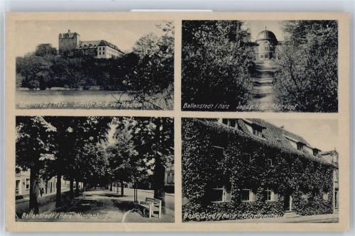 Ballenstedt Schloss, Jagdschloss, allee