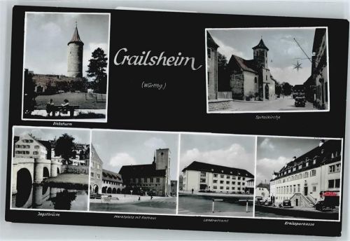 Crailsheim Kirche Marktplatz Rathaus