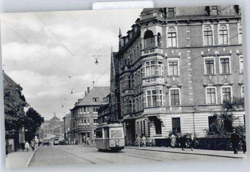 Nordhausen Karl-Marx-Straße, Brücke des Friedens, Straßenbahn