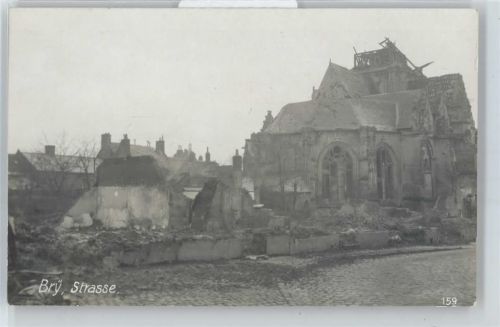 Bry Strasse zerstört