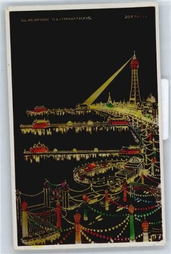 Blackpool - Lichtspiele bei Nacht
