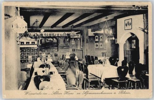 Assmannshausen Weinstube im Ratskeller Altes Haus