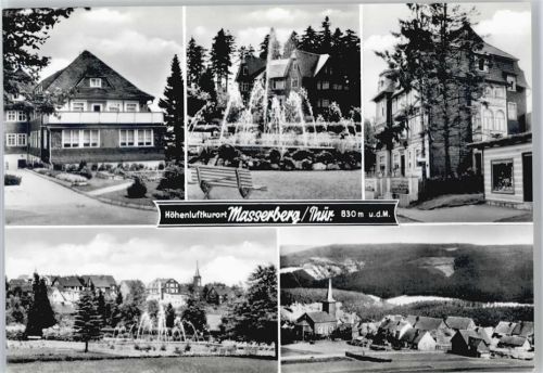 98666 O6113 Masserberg - Brunnen, Kurpark