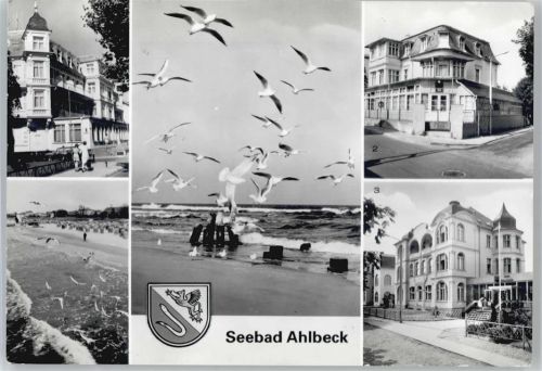 Ahlbeck FDGB Erholungsheime Bernhard Göring, Strandschloss und Max Kreuziger