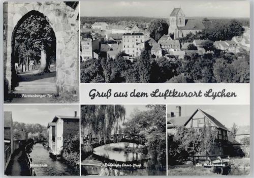 Lychen Fürstenberger Tor, Mühlbach, Friedrich-Ebert-Park, Am Malerwinkel