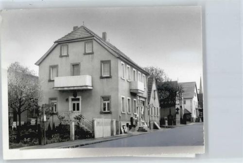 Oberthulba Foto mit Negativ, Gasthof