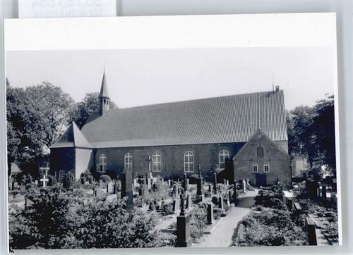 Gelting Foto mit Negativ, Friedhof, Kirche