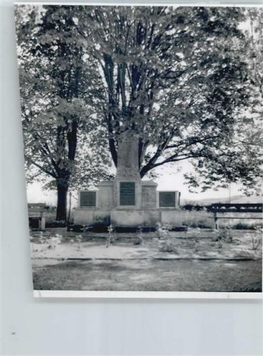 Dungelbeck Foto mit Negativ, Ehrenmal