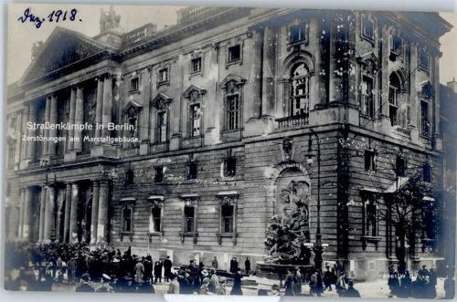Strassenkämpfe in Berlin, Foto-Karte