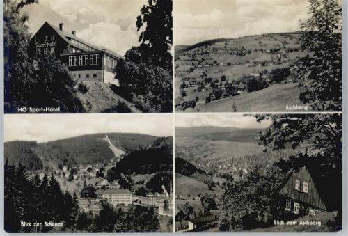 Klingenthal HO Sport-Hotel, Schanze, Gesamtansicht, Aschberg AKU1