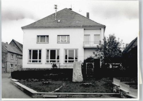 Stangenroth Foto mit Negativ, Ehrenmal