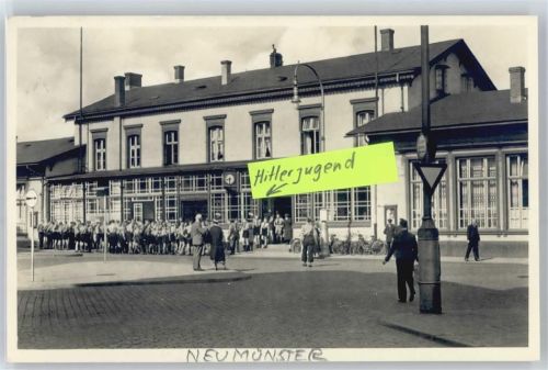 Neumünster Bahnhof , HJ Hitlerjugend , WK II WK II