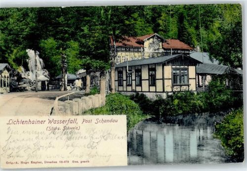 01814 O8320 Bad Schandau - Lichtenhainer Wasserfall, Gasthaus