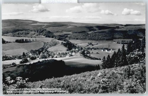Elkeringhausen Blick von der Höhenstraße Küstelberg - Winterberg