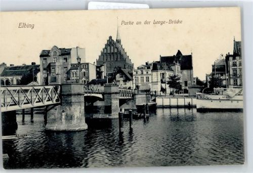 Elbing An der Legen-Brücke