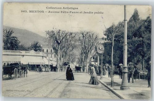 Menton Hauptstrasse , Marke entfernt