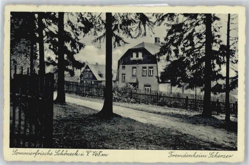 Schöneck Pension Scherzer