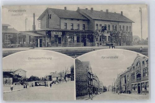 59439 W4755 Holzwickede - Bahnhof, Kaiserstraße, Bahnunterführung