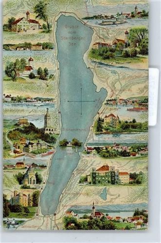 Starnberg Übersicht der Orte am Starnberger See