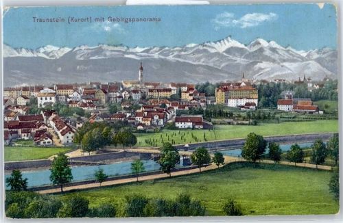 Traunstein Gebirgspanorama