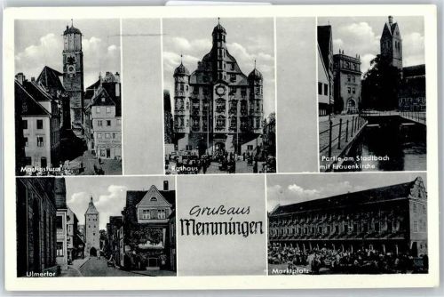 Memmingen Ulmertor , Rathaus , Marktplatz