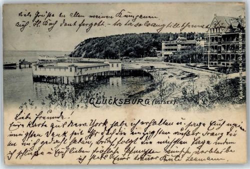 Glücksburg Seebrücke, Strand
