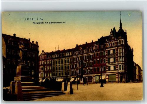 02708 O8700 Löbau - Königsplatz Bismarckdenkmal