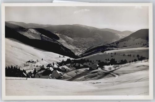 Todtnauberg Blick ins Wiesetal