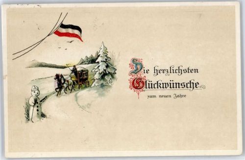 Postkutsche , Marke entfernt