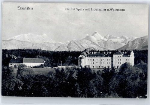 Traunstein Institut Sparz, Hochkalter, Watzmann