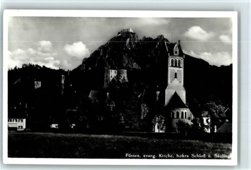 Füssen ev. Kirche Hohes Schloß Säuling