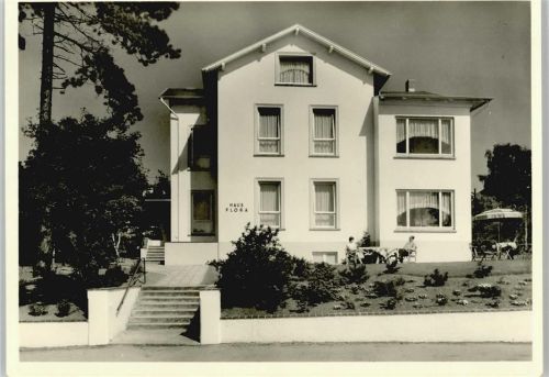 Malente 1950 - 1960 Pension Haus Flora Dieksee Promenade