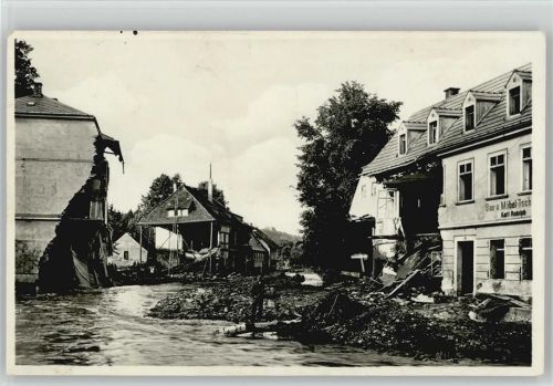Kurort Berggießhübel 1927 Unwetterkatastrophe