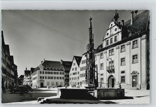 Rottenburg Marktplatz Brunnen